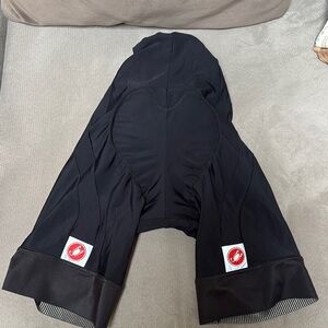 Black Performance Bike Shorts with Padded Comfort